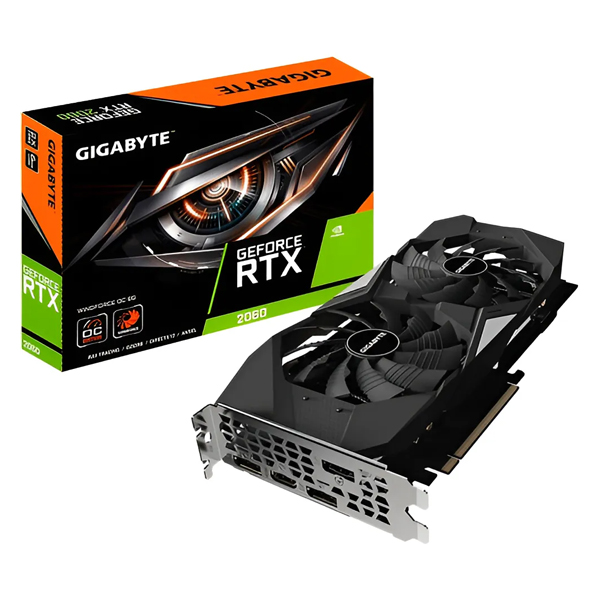 Placa De Vídeo Gigabyte Rtx 2060 Wind Oc 6gb Gddr6 192bit